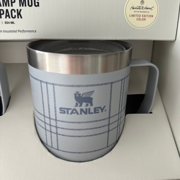 Stanley camp mug pack of 2 hearth and hand (silver foil) - Picture 2 of 5